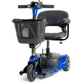 Q010006-r-us 1inchome 3 Wheel Mobility Scooter With Basket Armrests - Blue Q010006-r-us 1inchome 3 Wheel Mobility Scooter With Basket Armrests - Blue
