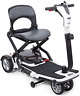 313112538560 Pride Mobility Folding Travel Compact Scooter White