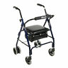 510 Drive Medical Mimi Lite Push Brake Walker Rollator Blue Cable
