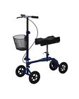 712-001bu Creacolis Steerable Knee Walker Scoot With Basket Blue 799932993183 712-001bu Creacolis Steerable Knee Walker Scoot With Basket Blue 799932993183