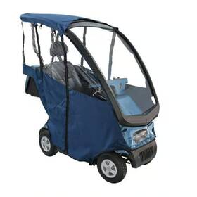 2149027 Afikim Afiscooter C4 4whe Mobility Scooter 9.3 Mph 30mi Canopy Storage Full Rain Cover