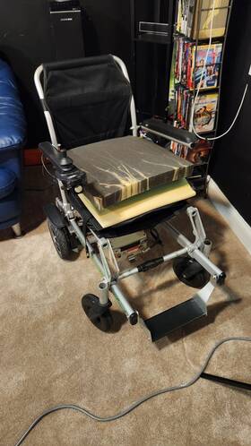 H3ps Airwheel Lightweight Foldable Electric Wheelchair - Airline Approved