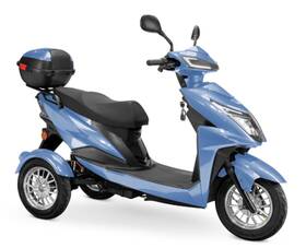 Bespoke 850072767031 Regal Scooter Blue 15 Mph 35 Mile Range Per Charge 400 Lb Weight Capacity