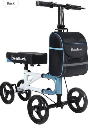 Wb-2111 Bless Reach Blessreach Steerable Knee Walker Scooter Blue Wb-2111 Bless Reach Blessreach Steerable Knee Walker Scooter Blue