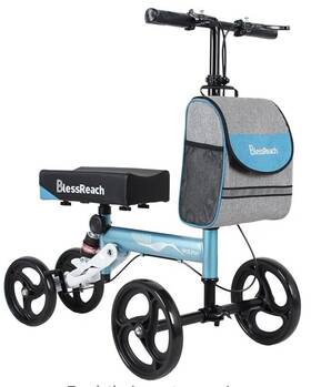 Wb-2105 Bless Reach Wb2105 Blessreach Steerable Knee Walker Scooter Blue 1154x