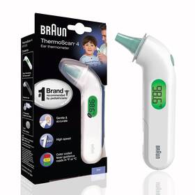 Irt3515us Braun Digital Ear Thermometer For Kids Adults Color Coded Fever Guidance