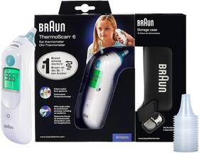 Irt6515am Braun Ear Thermometer Digital Display Color Coded Baby Infant Friendly