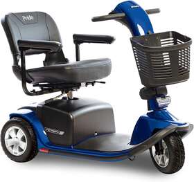 Sc610 Challenger Mobility 313113410452 Victory 10 Pride 3-wheel Electric Scooter Blue Acces