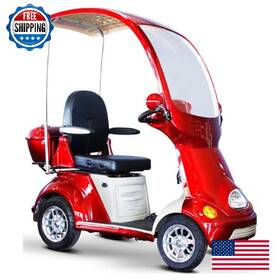B0d9fy19fb Cozytrikes Power-buggy Dx 4 Wheel Electric Golf Buggy Scooter Red 60v 700w 43 Mi