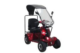 X1000 Cozytrikes All Terrains Fat Tire Heavy Duty Four Wheels Electric Mobility Scooter With Roof