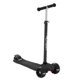 H1-sol-blk Dgl Group Solaris Kick Scooter With Multicolor Wheel Lights 4.5 Inch Front Wheels Rear