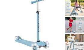 H1-sol-blu Dgl Group Solaris Kick Scooter With Multicolor Wheel Lights 4.5 Inch Front Wheels Blue