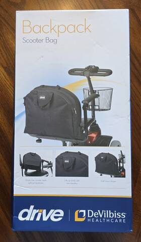 Drive 055181300123 Medical Mobility Scooter Backpack