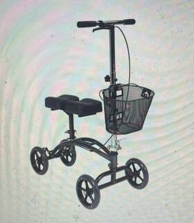 126-5305 Drive Medical Dual Pad Knee Walker Scooter With Basket