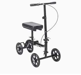 Rtl799 Drive Factory Sealed Box Medical Steerable Folding Knee Scooter Black 350 Lbs
