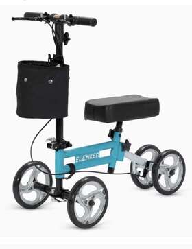 Yf-9001 Elenker Knee Scooter Ultra Compact And Portable With Shock Absorber