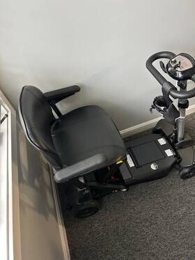 S3021-bk Enhance Mobility Transformer 2 Automatic Folding Scooter Black