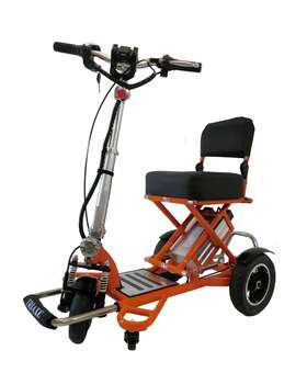 T3045-o Enhance Mobility Triaxe Sport Foldable Portable Electric Travel Scooter Orange