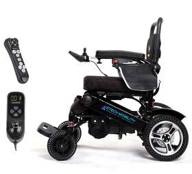 Fe25bl-12als Etech Mobility Premium Remote Control Electric Power Wheelchair 330lbs Load Instant Folding Red