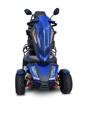 S12x-blue Ev Rider New S12x - Blue Vita Monster 4 Wheel Power Scooter