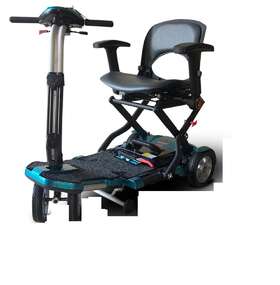 Ev Rider S19 Br New Transport Plus 4 Wheel Power Scooter Burgundy