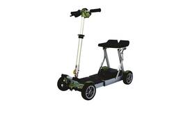 T4q-green Ev Rider New Gypsy Folding Travel Mobility Scooter Green