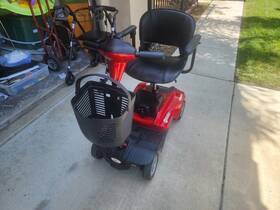 Wt-t4dkc Evrider Ev Rider Minirider Lite 4-wheel Mobility Scooter With Basket 12ah Battery