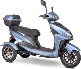 Ew-10 Ewheels New Sport 3-wheel Mobility Scooter Blue