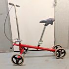 Forward Mobility Voyager Red Foldable Steerable Knee Walker Scooter Crutch