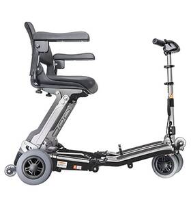 Freerider 980870558767 Luggie Elite Folding Mobility Scooter Black