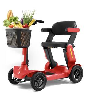 Glashow 850067011187 S3 Foldable Mobility Scooter For Seniors And Adults 4-wheel Lightwe