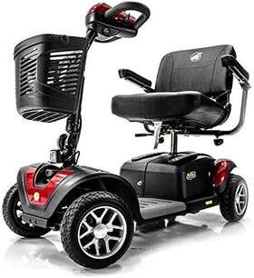 Golden Technologies 642896627734 - Buzzaround Ex Travel Scooter 4-wheel Red