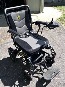 Golden Technologies Gp301 Stride Folding Travel Electric Power Wheelchair