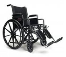 Graham-field 717076107822 Seat Upholstery Black Nylon And Mounting Hardware 18 Inch Width Wheelchair Par