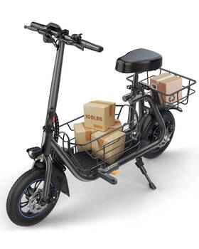 20-mile Gyroshoes 198715621174 Electric Scooter With Seat For Adults 550w Powerful Motor