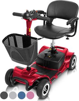 Health 313096272238 4 Wheel Mobility Scooter - Electric Powered Wheelchair Device Compact Heavy Du