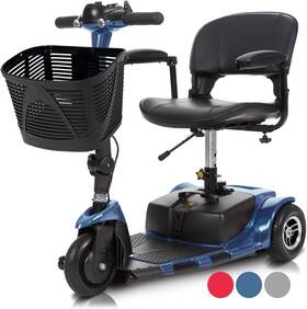 Health 744759764904 3 Wheel Mobility Scooter - Electric Powered Mobile Wheelchair Device For Adults