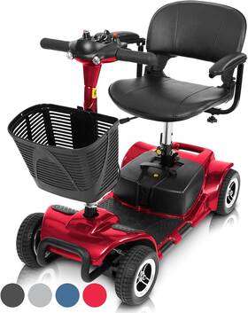 Health 744759974679 4 Wheel Mobility Scooter - Electric Powered Wheelchair Device Compact Heavy Du