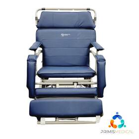 B1071-ts-gel Humancare Barton 1-700 Bariatric Convertible Chair Blue
