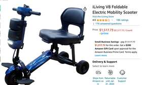 Iliving 850005348115 Foldable Scooter V8 1 515 Retail
