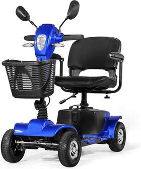 W3467 Innuovo 4 Wheels Mobility Scooter Power Wheel Chairs Electric Device Compact With Light