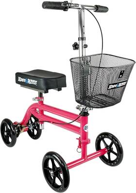 Kneerover 744110095685 Steerable Knee Scooter Walker For Adults Foot Surgery Broken Ankle Fo