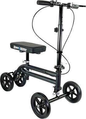 Kneerover 850028917008 Ultra Knee Walker - Lightweight Economy Steerable Scooter In Pla
