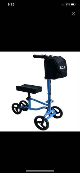 Lcmr004a Lcj Knee Scooter Economical Foldable Steerable Walker For Adults Foot Surgery