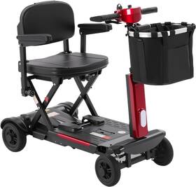 Ms20-f Mbxcooter Light Weight Foldable Mobility Scooter 46lbs 330 Capacity Airline-approved Mob