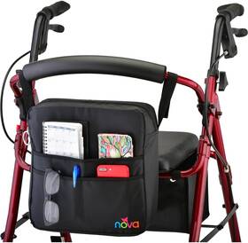 4001wp Medical Products Walker Bag Large Carry With 3 Front Pockets For All