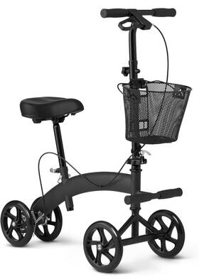 Medline 193489108296 Seated Mobility Scooter Knee Walker 8 Inch Wheels