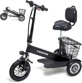 Nixlift 313041783727 3 Wheel Mobility Scooter Lightweight Folding Scooters For Seniors And Adults 36v