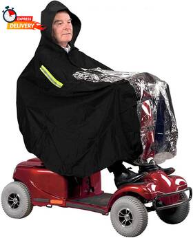 Nomiou 313113142186 Mobility Scooter Rain Cover Waterproof Material Protect You And Your Fro