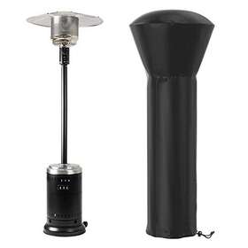 Nomiou 783911338225 Patio Heater Cover With Storage Bag Heavy Duty Black Protects From Sno